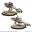 Star Wars: Legion - Galactic Republic - Jedi General on BARC Speeder