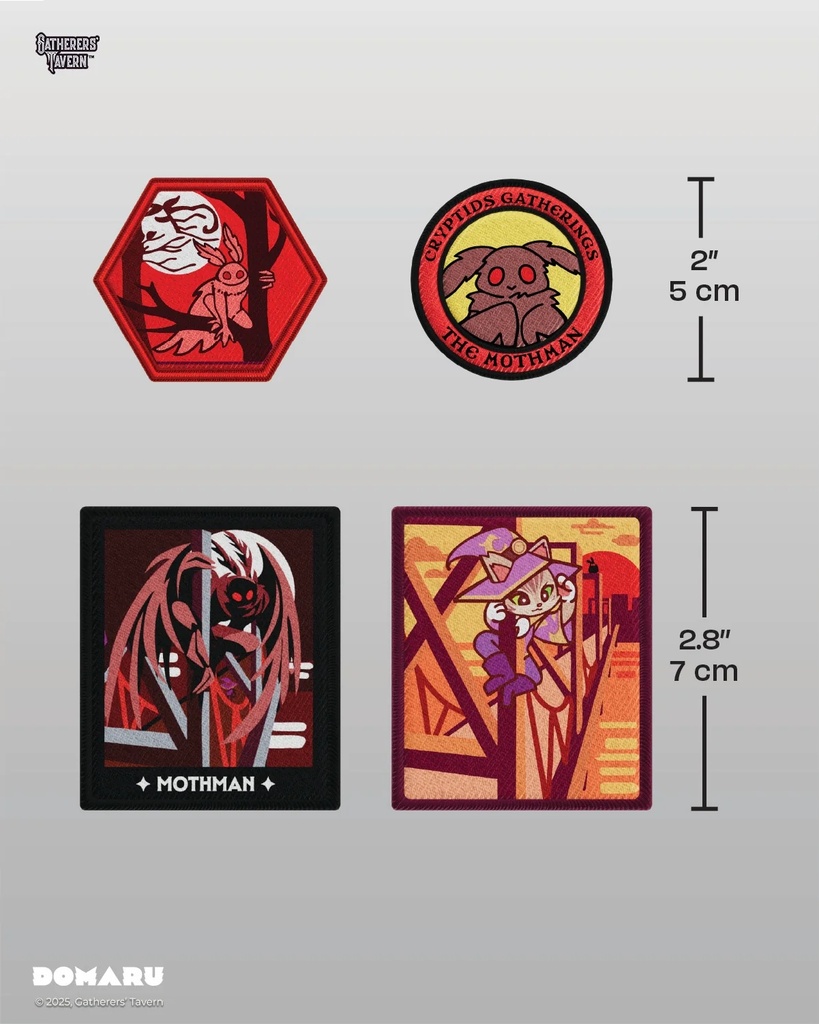 Patch Binder: 12-Pocket DOMARU Binder - Cryptids Collection - Crimson Glow