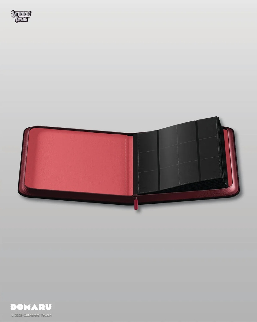 Patch Binder: 12-Pocket DOMARU Binder - Cryptids Collection - Crimson Glow