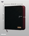 Patch Binder: 12-Pocket DOMARU Binder - Cryptids Collection - Crimson Glow