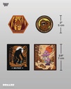 Patch Binder: 12-Pocket DOMARU Binder - Cryptids Collection - Dusky Ochre