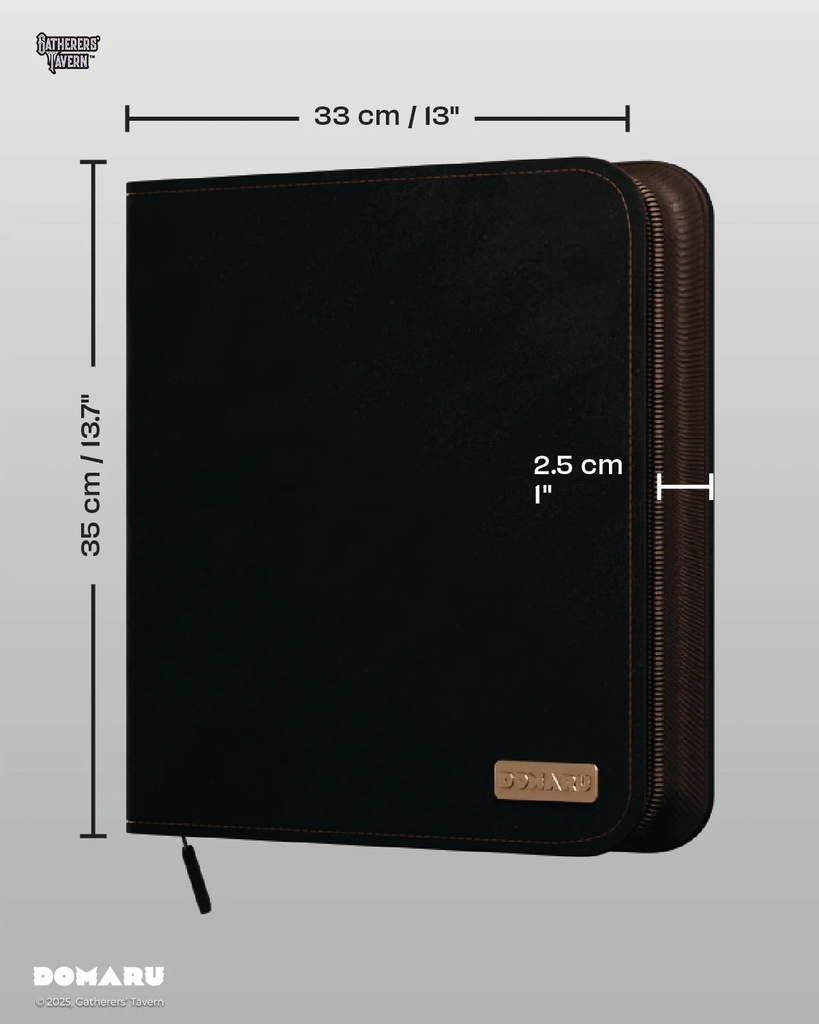 Patch Binder: 12-Pocket DOMARU Binder - Cryptids Collection - Dusky Ochre