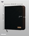 Patch Binder: 12-Pocket DOMARU Binder - Cryptids Collection - Dusky Ochre