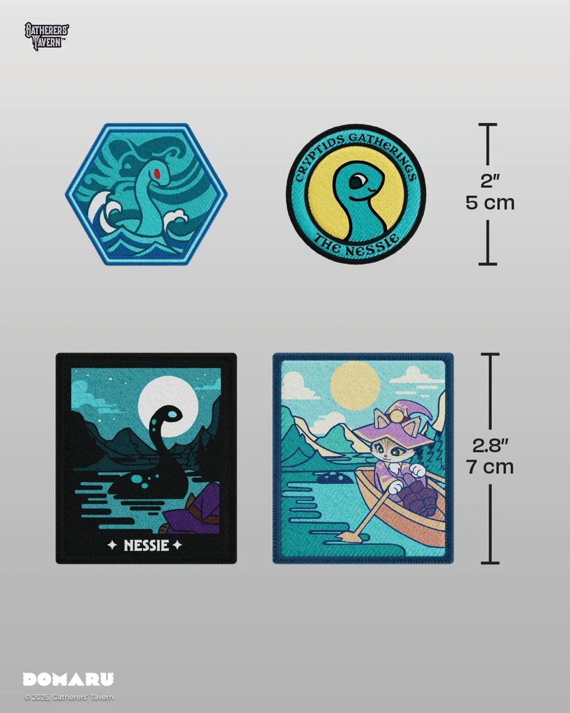 Patch Binder: 12-Pocket DOMARU Binder - Cryptids Collection - Turquoise Loch
