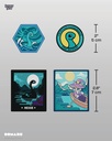 Patch Binder: 12-Pocket DOMARU Binder - Cryptids Collection - Turquoise Loch