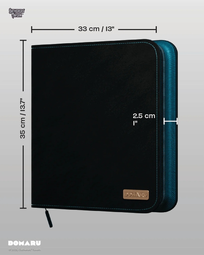Patch Binder: 12-Pocket DOMARU Binder - Cryptids Collection - Turquoise Loch