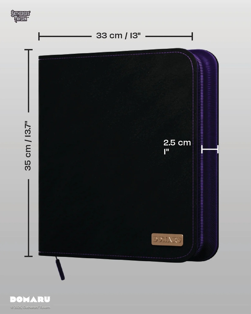 Patch Binder: 12-Pocket DOMARU Binder - Cryptids Collection - Velvet Night