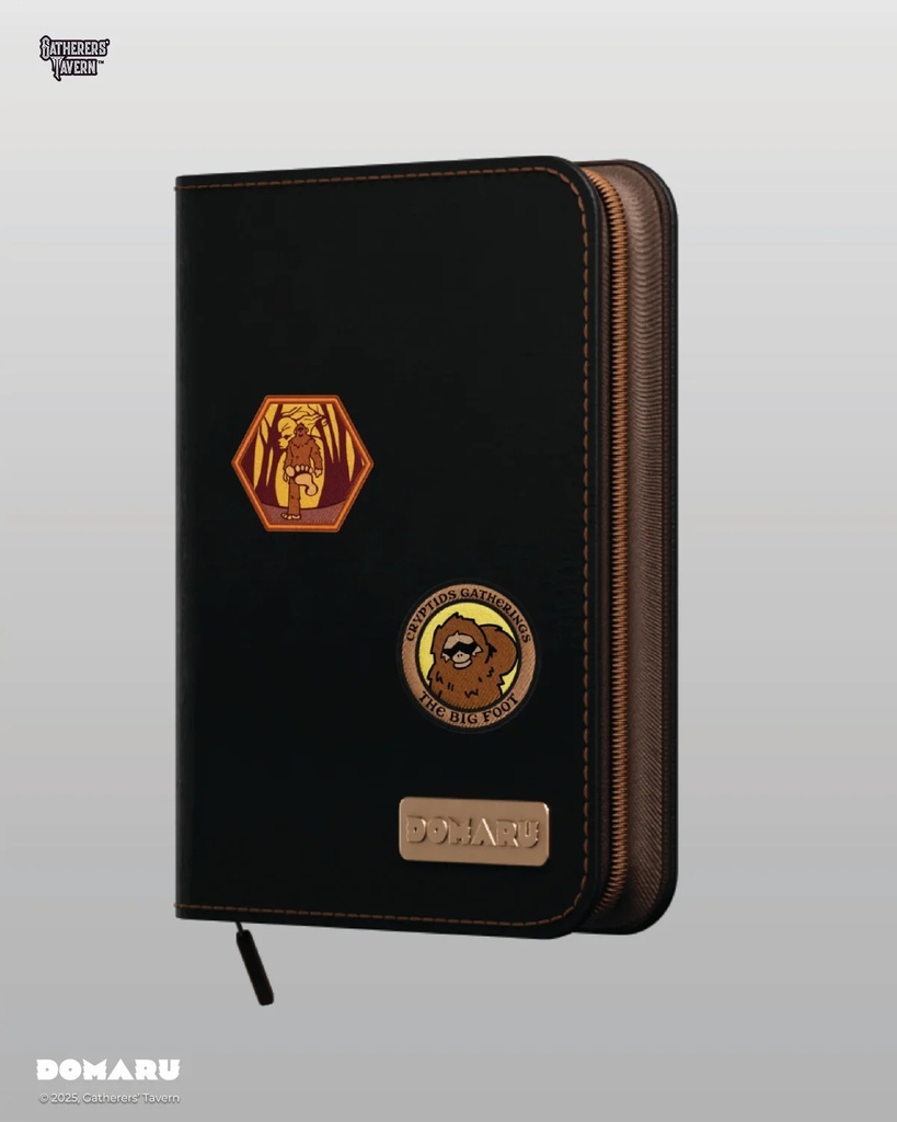 Patch Binder: 4-Pocket DOMARU Binder - Cryptids Collection - Dusky Ochre
