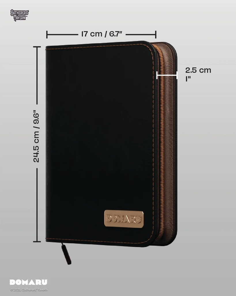 Patch Binder: 4-Pocket DOMARU Binder - Cryptids Collection - Dusky Ochre