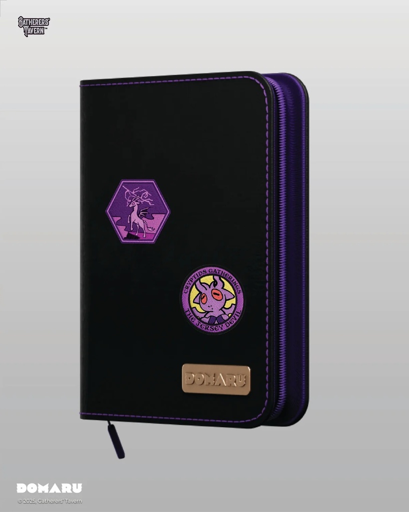 Patch Binder: 4-Pocket DOMARU Binder - Cryptids Collection - Velvet Night