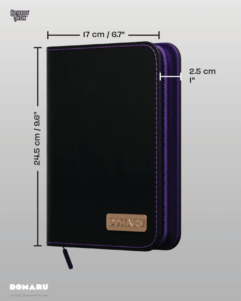 Patch Binder: 4-Pocket DOMARU Binder - Cryptids Collection - Velvet Night