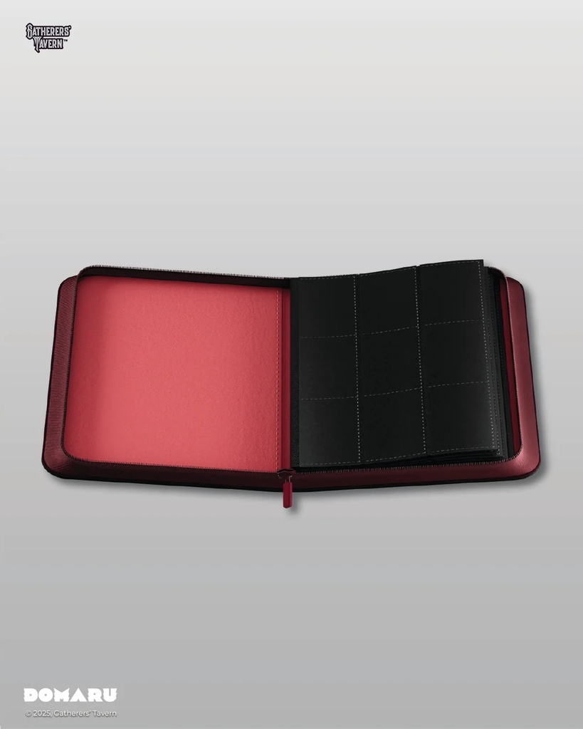 Patch Binder: 9-Pocket DOMARU Binder - Cryptids Collection - Crimson Glow