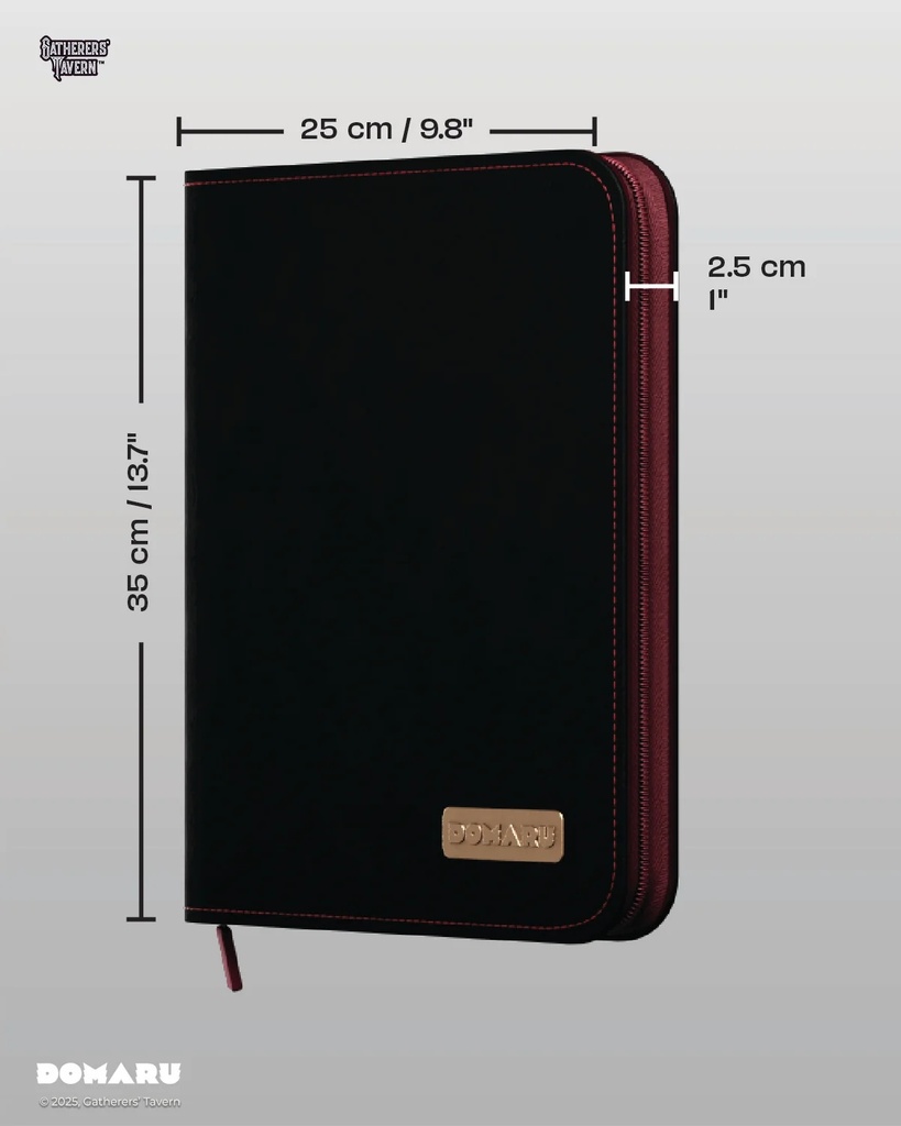 Patch Binder: 9-Pocket DOMARU Binder - Cryptids Collection - Crimson Glow