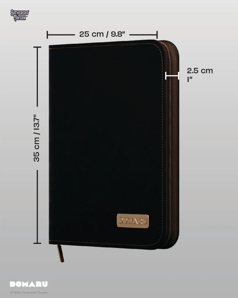 Patch Binder: 9-Pocket DOMARU Binder - Cryptids Collection - Dusky Ochre