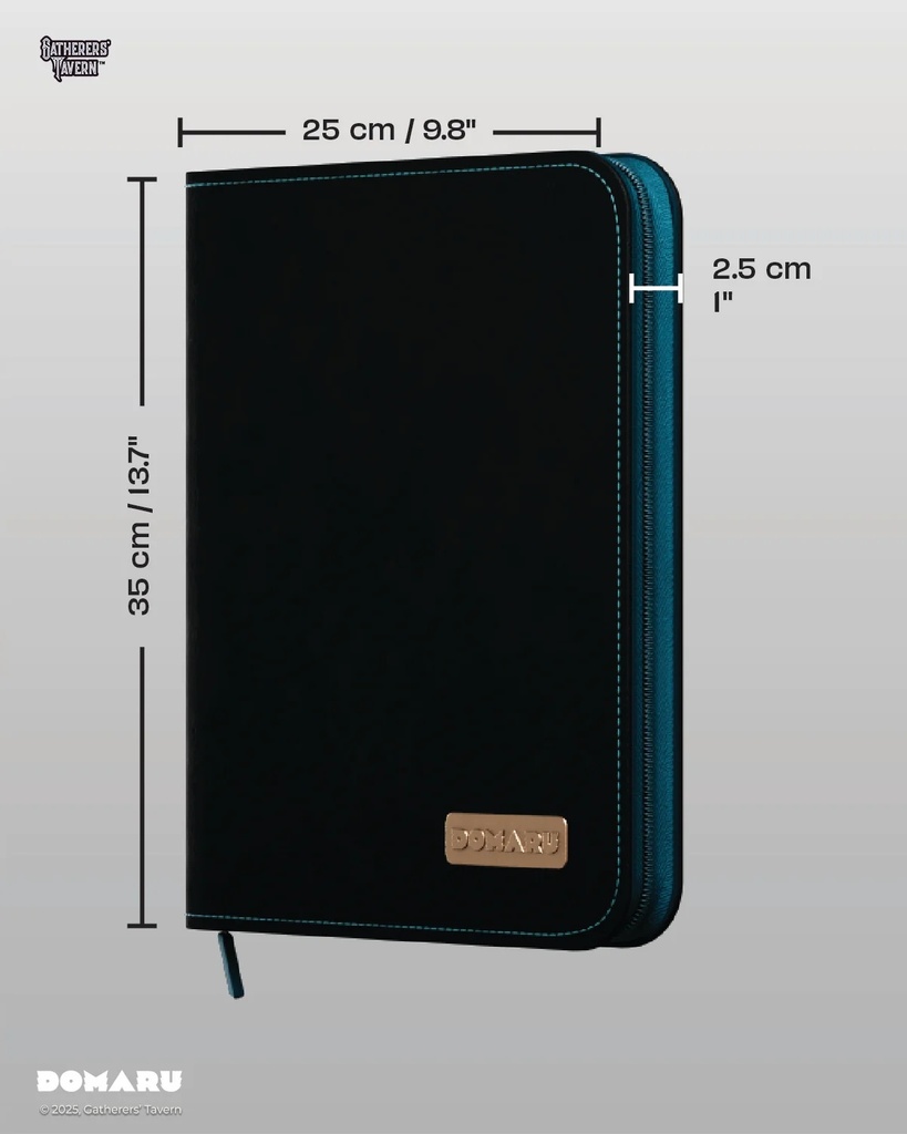 Patch Binder: 9-Pocket DOMARU Binder - Cryptids Collection - Turquoise Loch