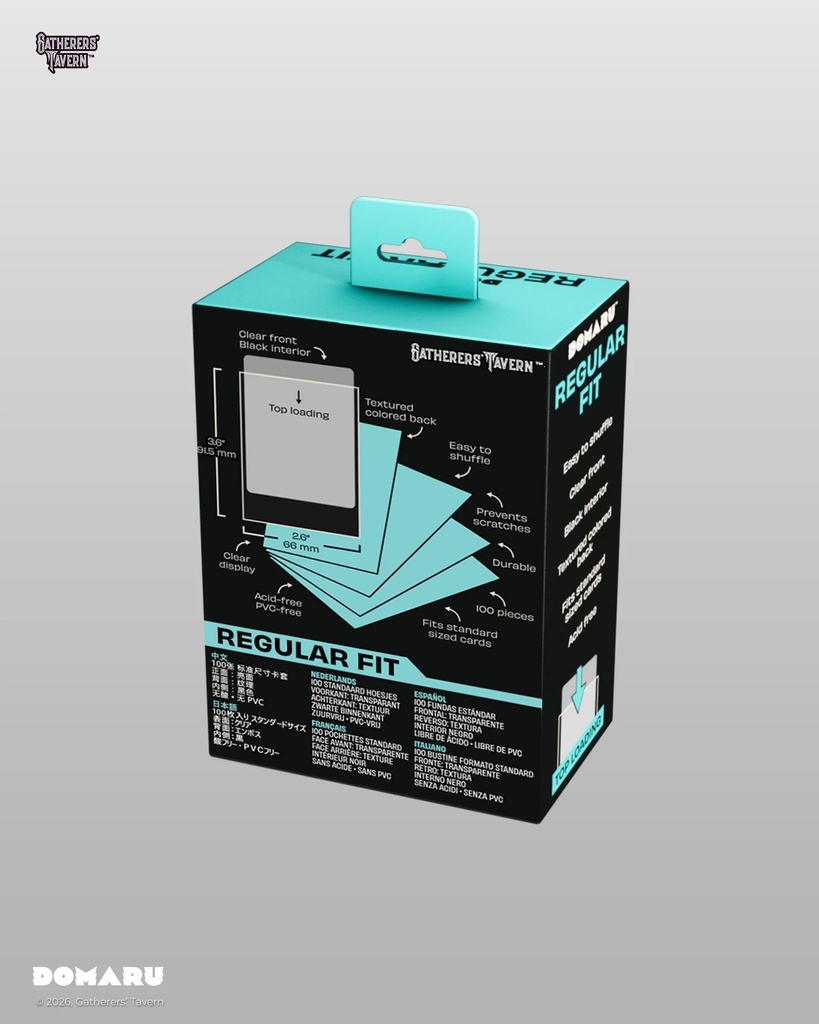 Sleeves: DOMARU Regular Fit - Rhystic Teal