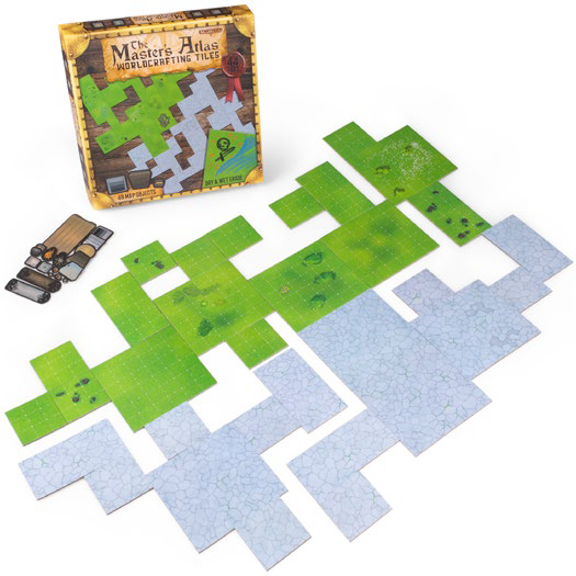 Accessories RPG: Stratagem - Master's Atlas - Grass and Stone (44 pieces)