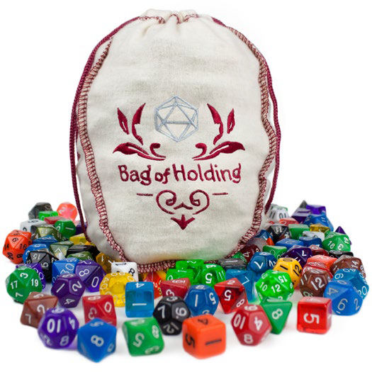 Dice: Wiz Dice - Bag of Holding - Poly 20 Dice Sets (x140)