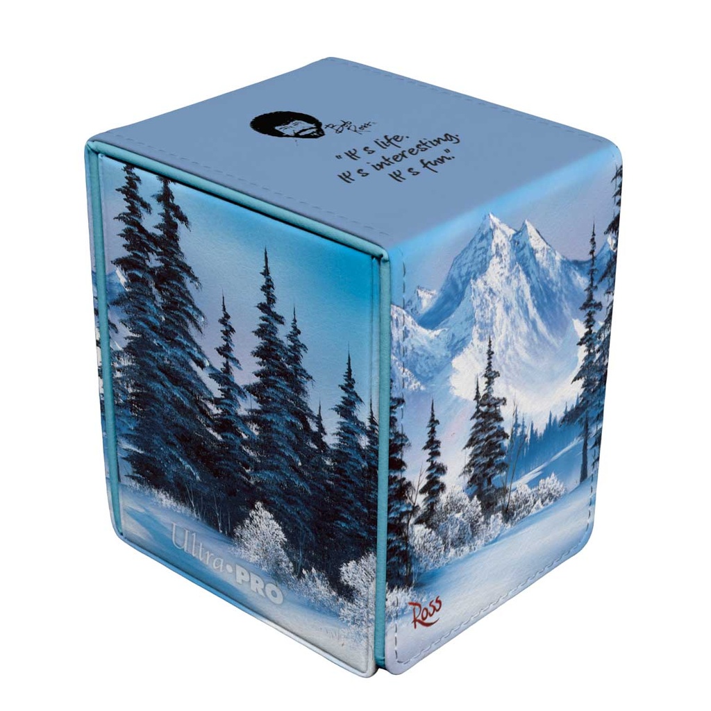 Deck Box: Ultra PRO - Alcove Flip - Bob Ross - Winter Paradise