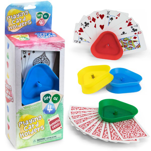 Accessories Board Games: Generic - Triangle Card Holders (4-Pack)