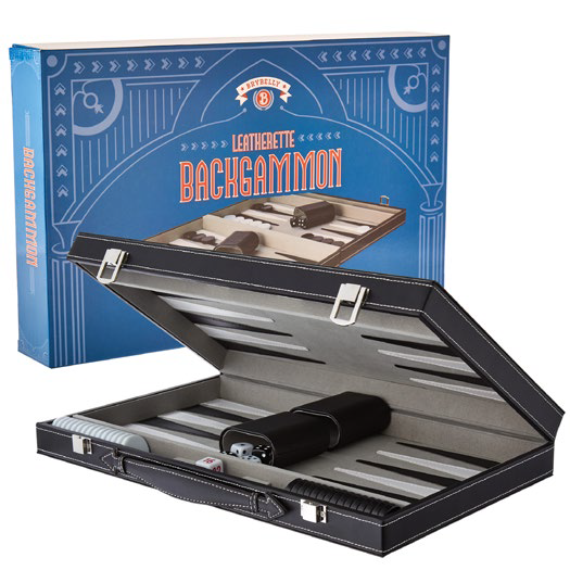 Backgammon: Leatherette Case