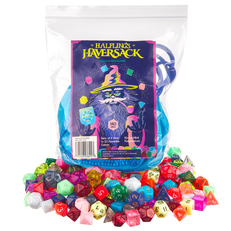Dice: Wiz Dice - Halfling’s Haversack: Second Breakfast (x140)