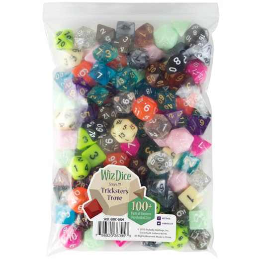 Dice: Wiz Dice - 100+ Random Polyhedral Dice - Series III (x100+)