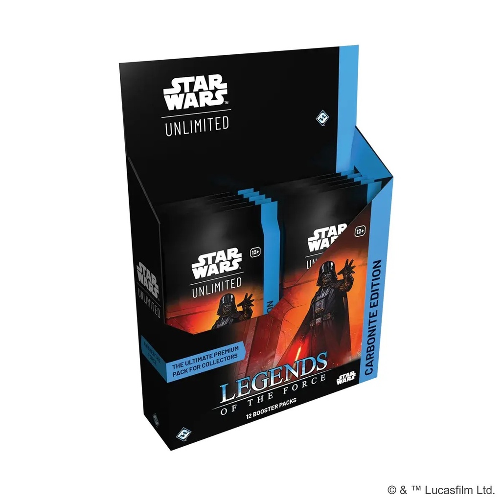Star Wars: Unlimited - Legends of the Force - Carbonite Edition Booster Display (x12)
