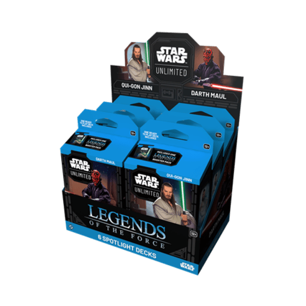 Star Wars: Unlimited - Legends of the Force Spotlight -Deck Display (x6)