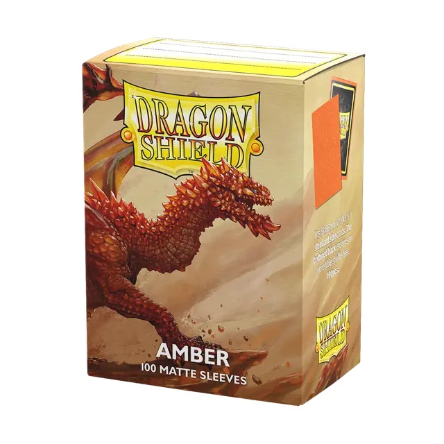 Sleeves: Dragon Shield - Standard - Matte (x100) - Amber