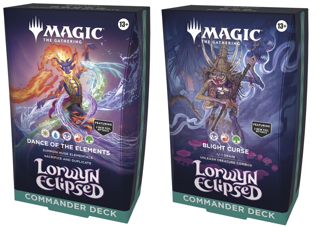 MTG: Lorwyn  Eclipsed - Commander Decks (x4)