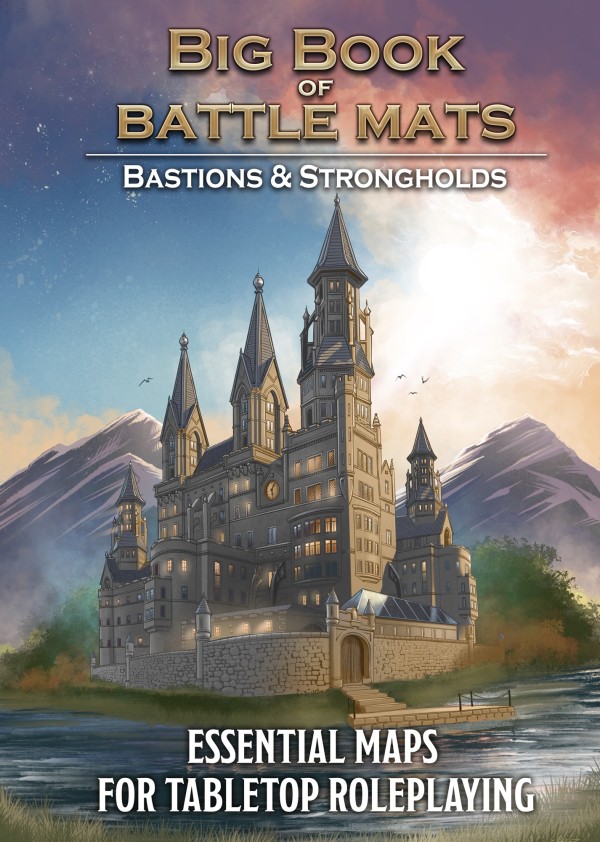 RPG Battle Mats: Big Book of Battle Mats - Bastions & Strongholds