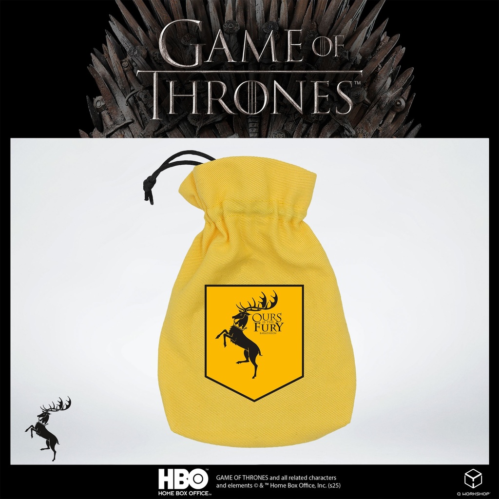 Dice Bag: Q-Workshop - Game of Thrones: Baratheon