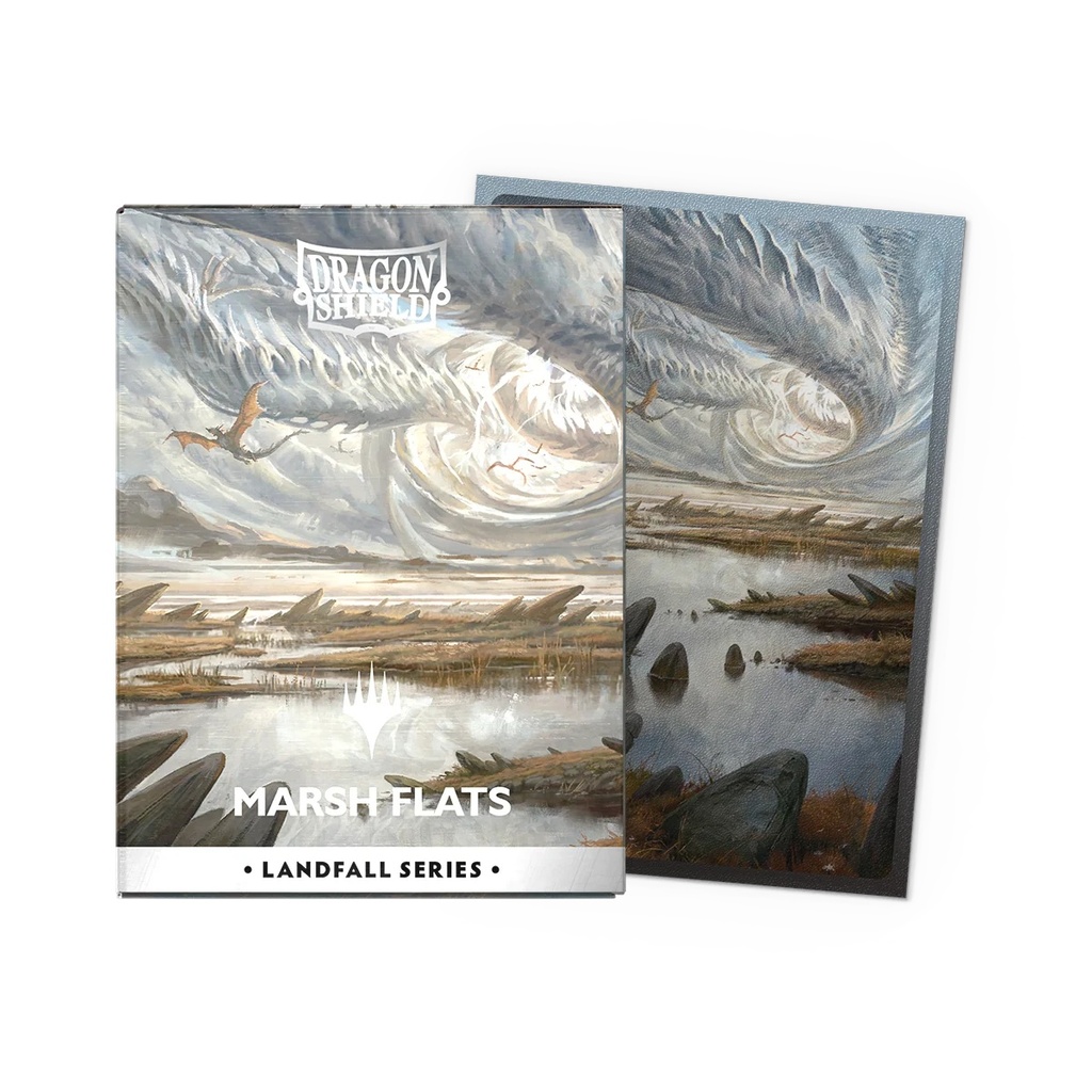 Sleeves: Dragon Shield - Standard - Dual Matte Art (x100) - MTG Landfall Series - Marsh Flats