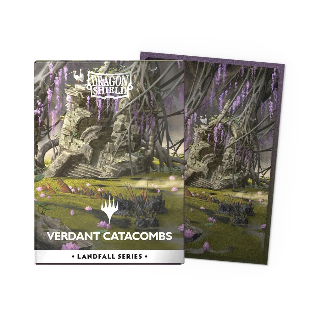 Sleeves: Dragon Shield - Standard - Dual Matte Art (x100) - MTG Landfall Series - Verdant Catacomb