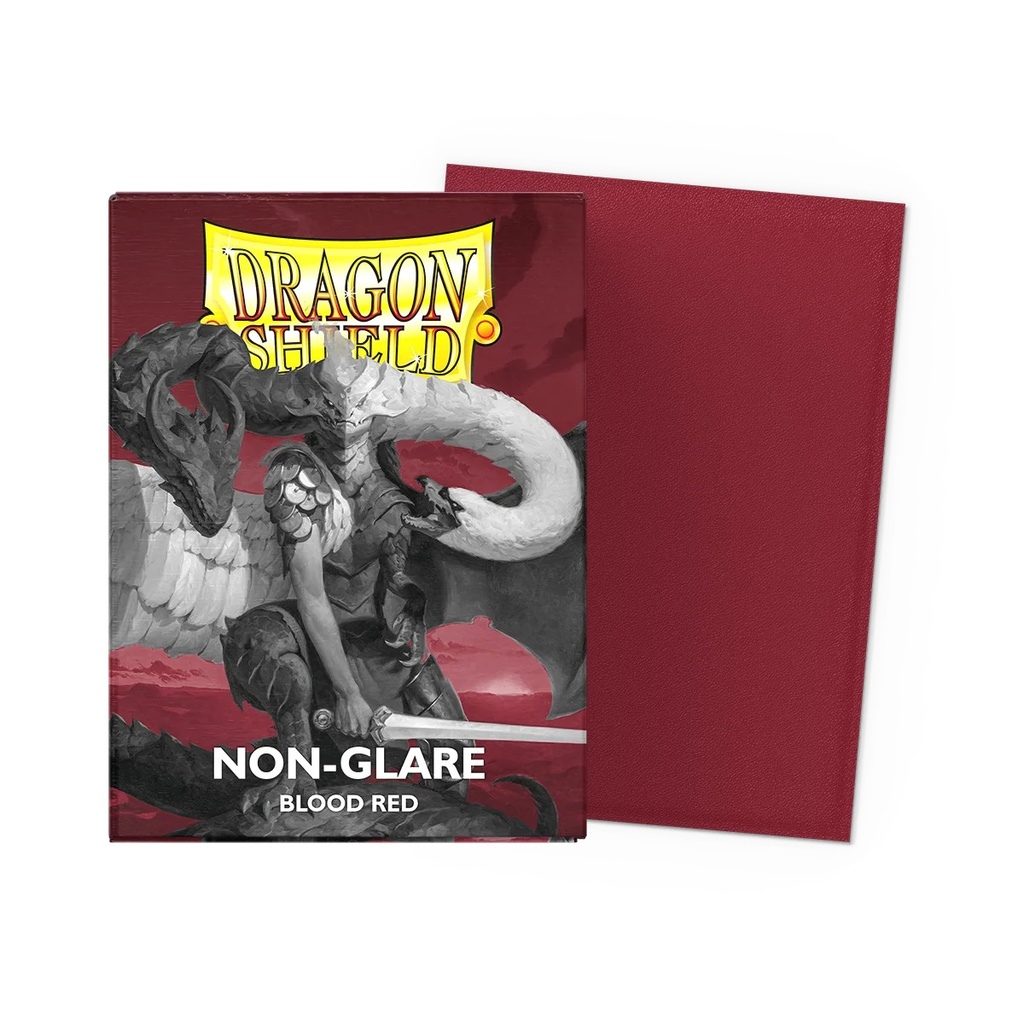 Sleeves: Dragon Shield - Standard - Matte: Non-Glare (x100) - Blood Red
