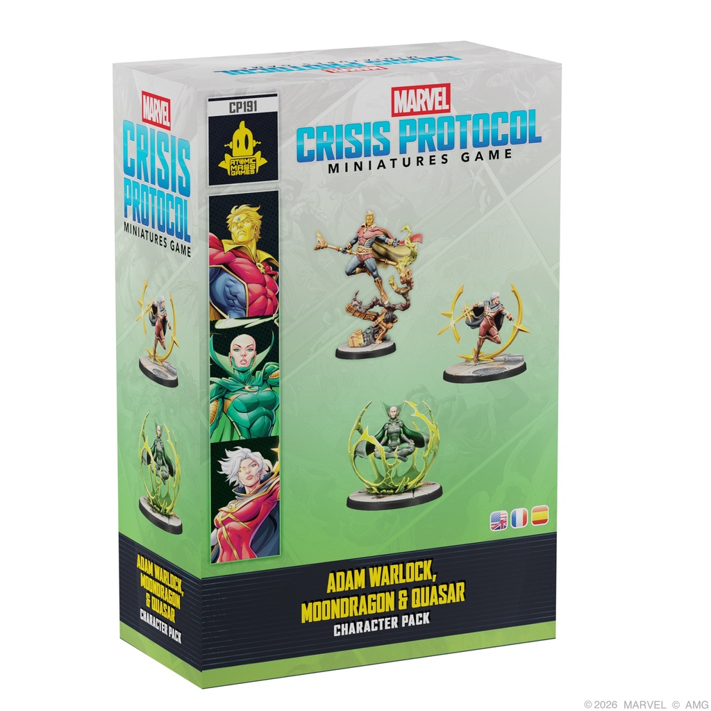 MARVEL: Crisis Protocol - Adam Warlock, Moondragon & Quasar