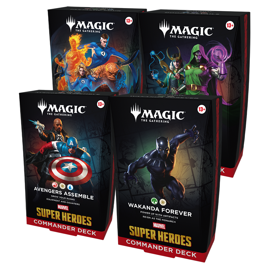 MTG: MARVEL Super Heroes - Commander Deck Set (x4)