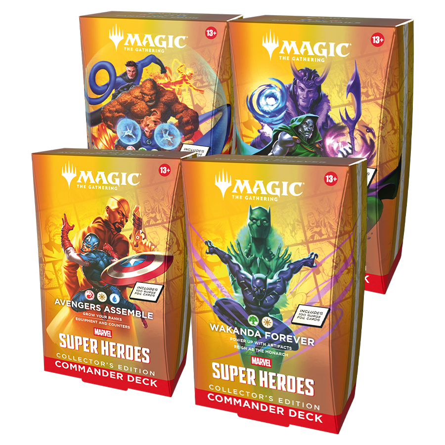MTG: MARVEL Super Heroes - Collector Commander Deck Set (x4)