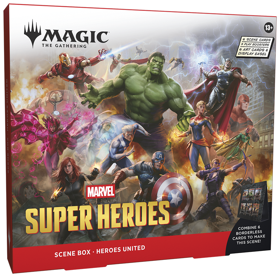 MTG: MARVEL Super Heroes - Scene Box (x4)