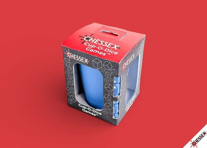Dice: Chessex - Cup of Dice Games - Blue