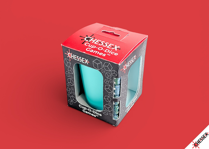 Dice: Chessex - Cup of Dice Games - Mint Green