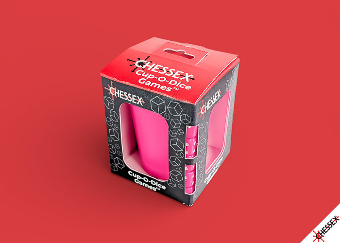 Dice: Chessex - Cup of Dice Games - Neon Pink