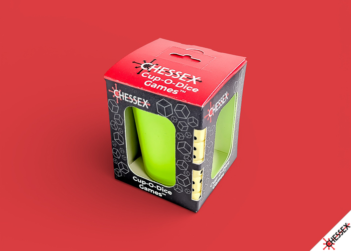 Dice: Chessex - Cup of Dice Games - Neon Green