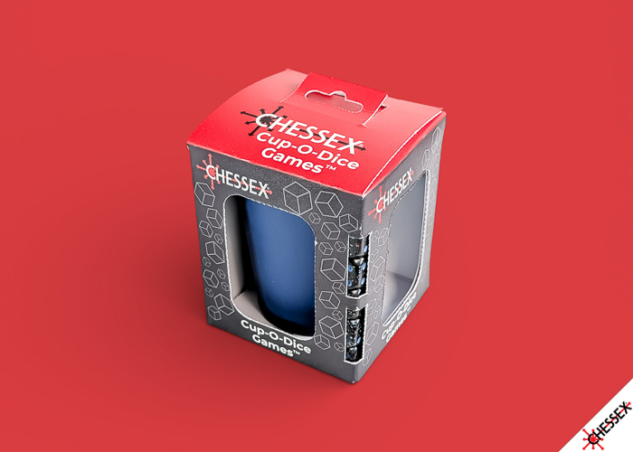 Dice: Chessex - Cup of Dice Games - Sapphire