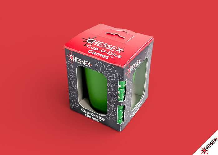 Dice: Chessex - Cup of Dice Games - Green