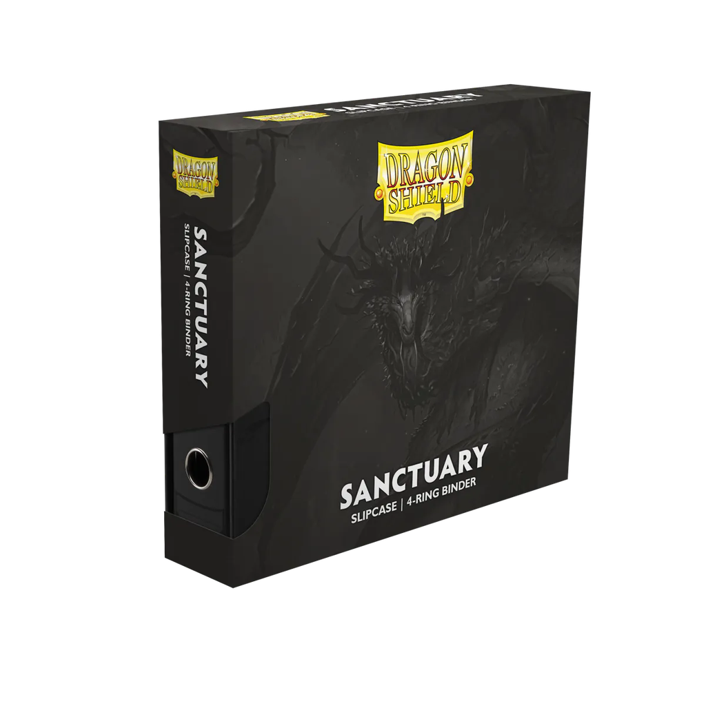 Binder: Dragon Shield - Sanctuary Slipcase 4-Ring Binder - Black