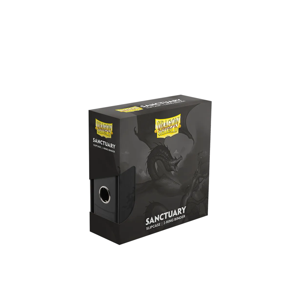 Binder: Dragon Shield - Sanctuary Slipcase 2-Ring Binder - Black
