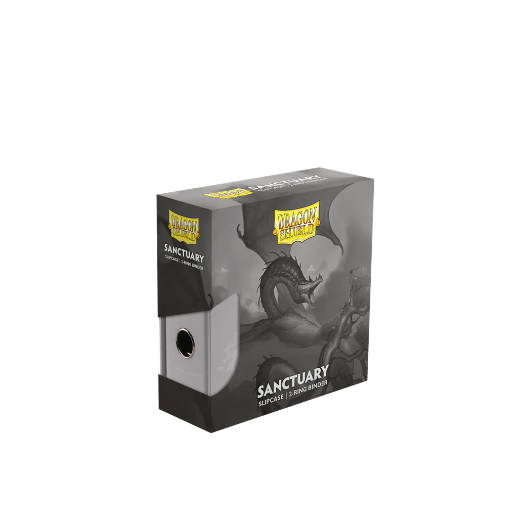 Binder: Dragon Shield - Sanctuary Slipcase 2-Ring Binder - White