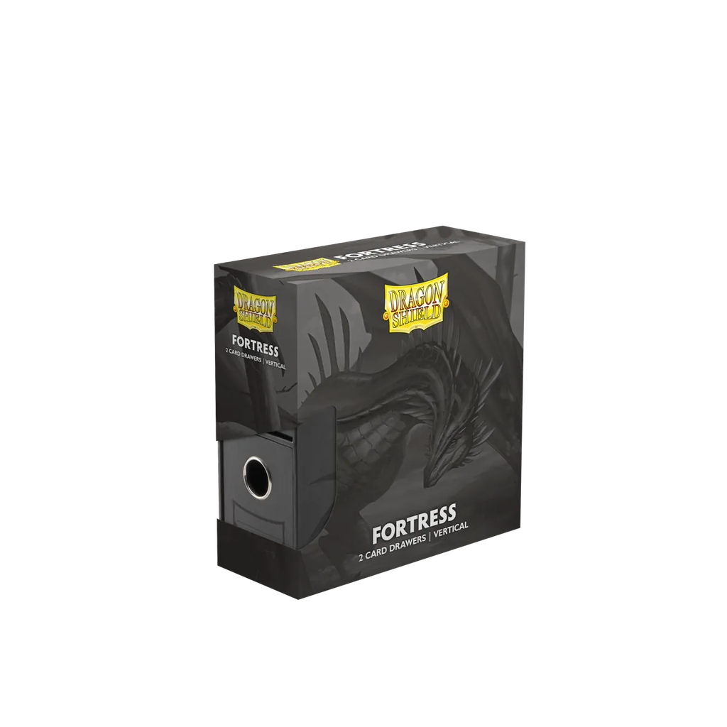 Card Drawer: Dragon Shield - Fortress - 2 Card Drawer Vertical - Black